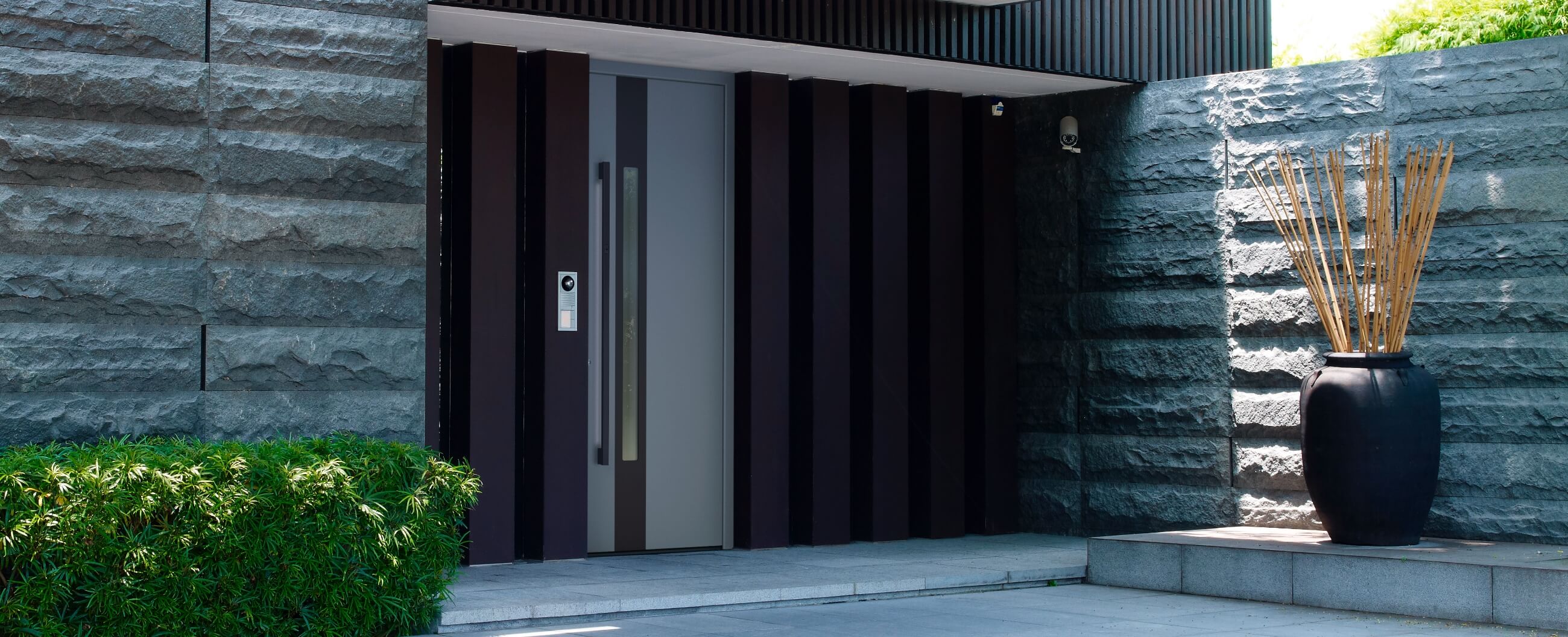Grey dream exterior door